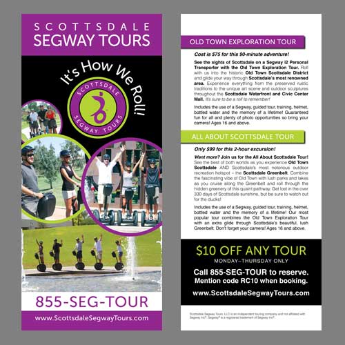 Scottsdale Segway Tours Rack Card